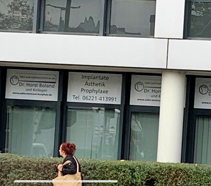 Empfangsbereich der Praxis